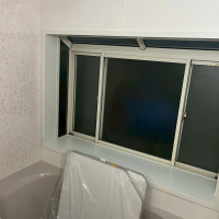 足立区　お風呂リフォーム　タカラグランスパ  出窓加工